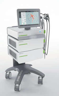 Аппарат для радиальной, фокусированной и планарной ударно-волновой терапии, пневматический / электромагнитный, с возможностью УЗ-диагностики